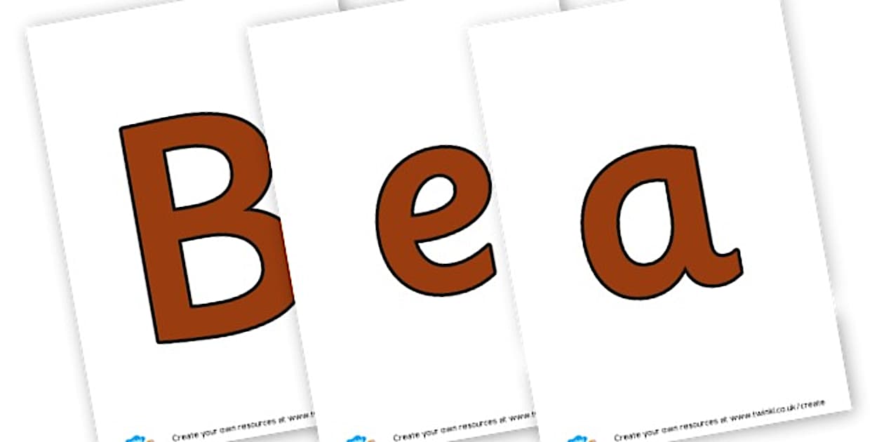 Bears Topic Lettering - Classroom Management (teacher made)