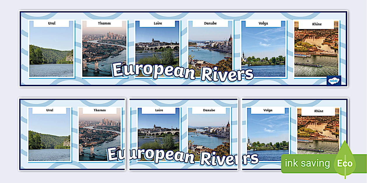 European Rivers Photo Display Banner (teacher made) - Twinkl