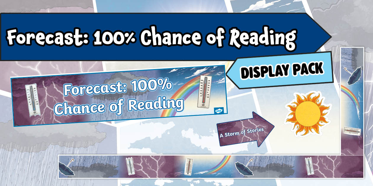 Forecast: 100% Chance of Reading Display Pack
