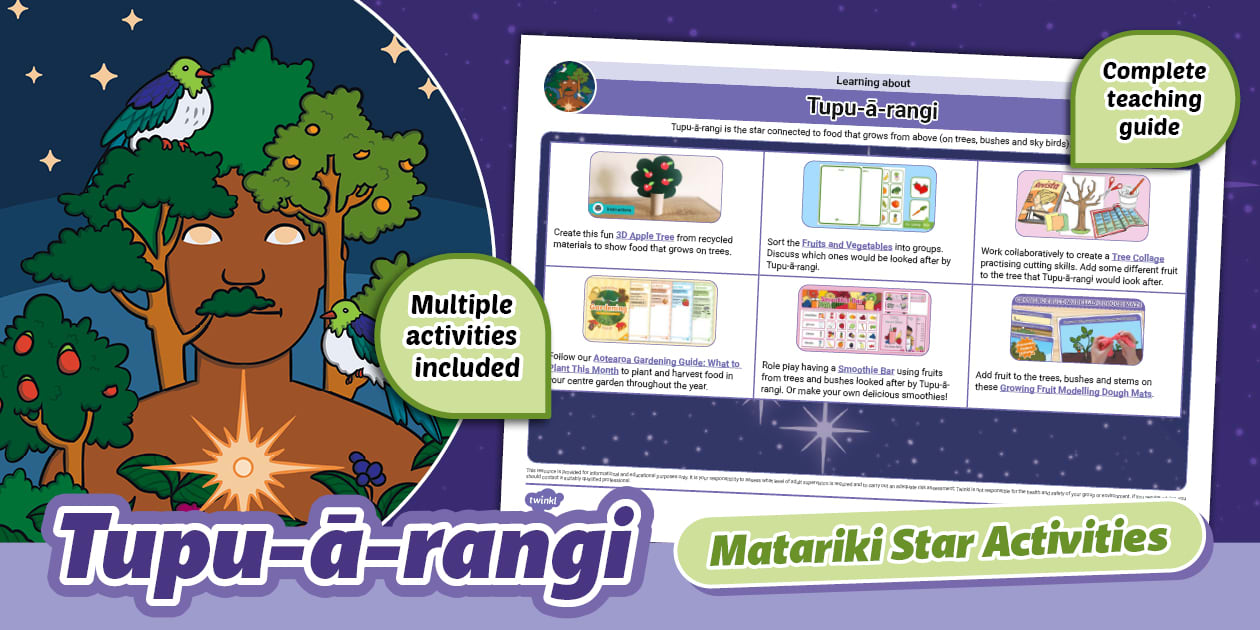 Tupu-ā-rangi: Matariki Star Activities