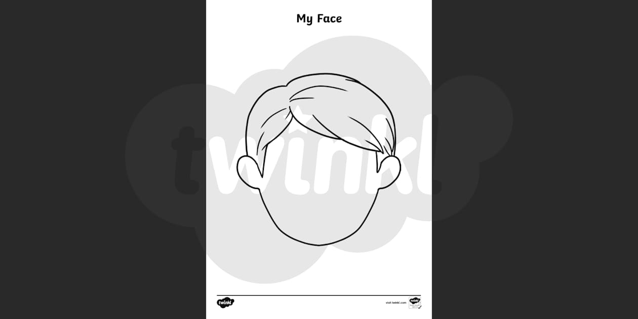 boy head template