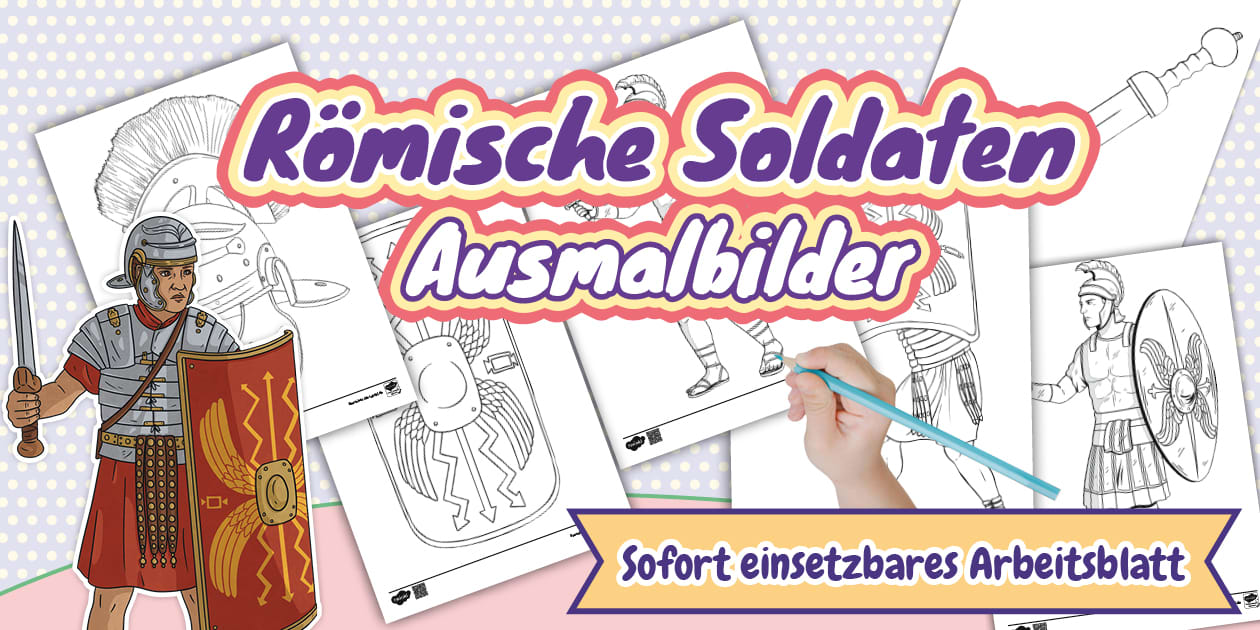 Römische Soldaten - Ausmalbilder