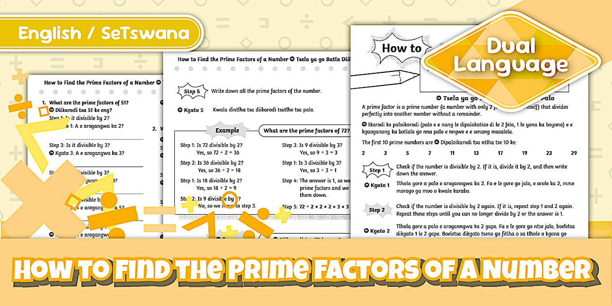 Grade 7 Maths - Term 1 - How to Find the Prime Factors of a Number ...