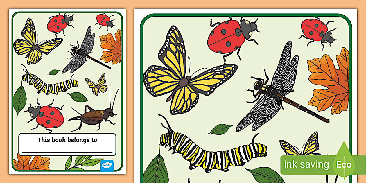 Insects Themed Book Cover