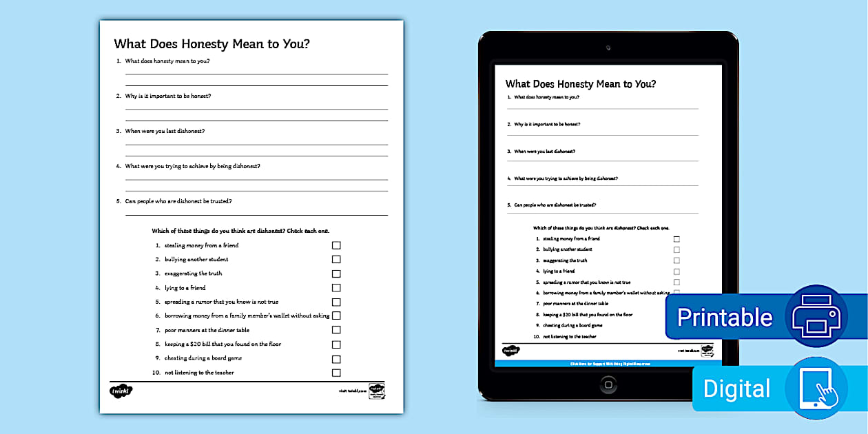 What Does Honesty Mean To You