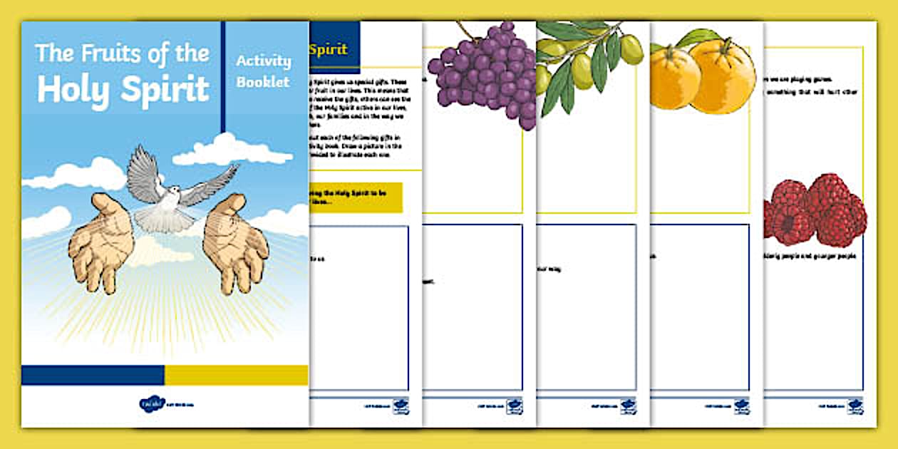 Editable Fruits of the Holy Spirit Activity Booklet - Twinkl