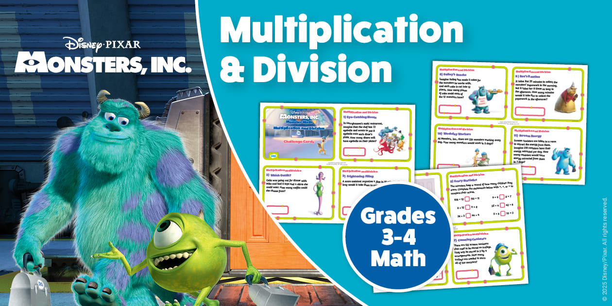 Monsters, Inc.: Monster Math — Multiplication and Division