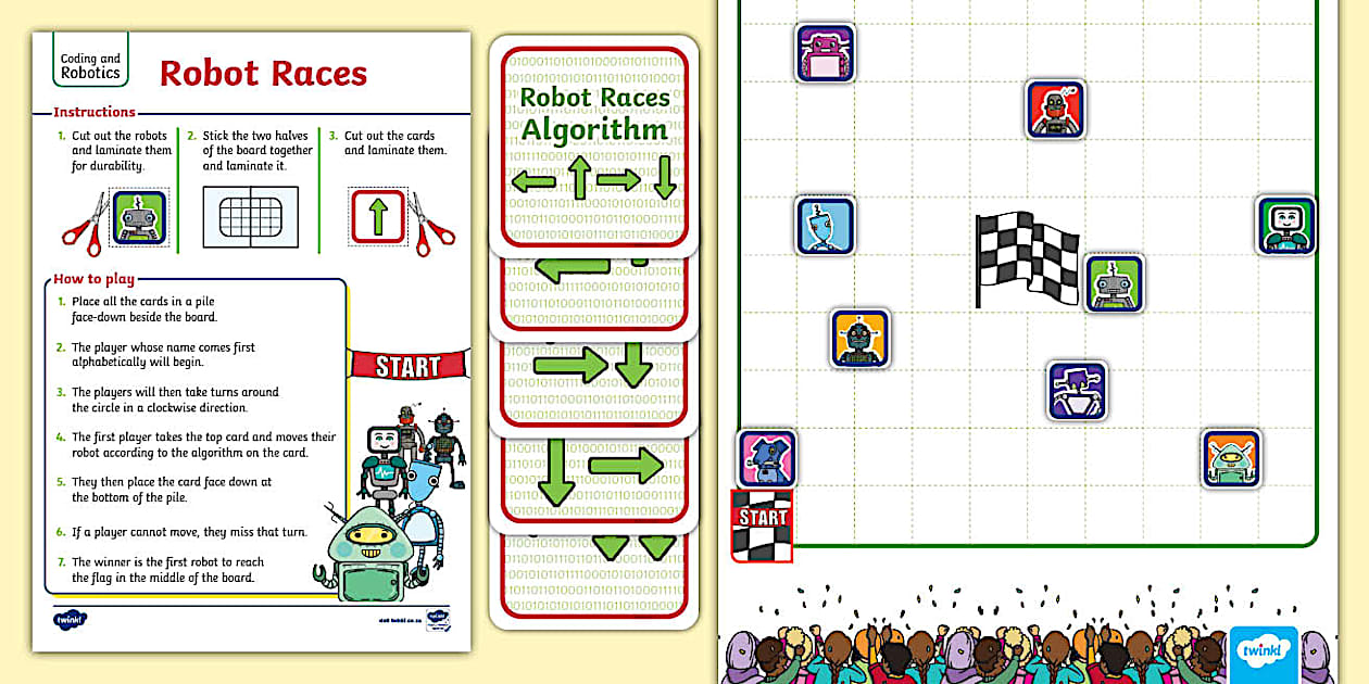 Coding And Robotics Robot Races - Twinkl South Africa