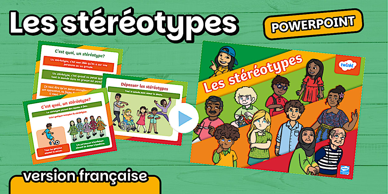 Stereotypes Primary PowerPoint French