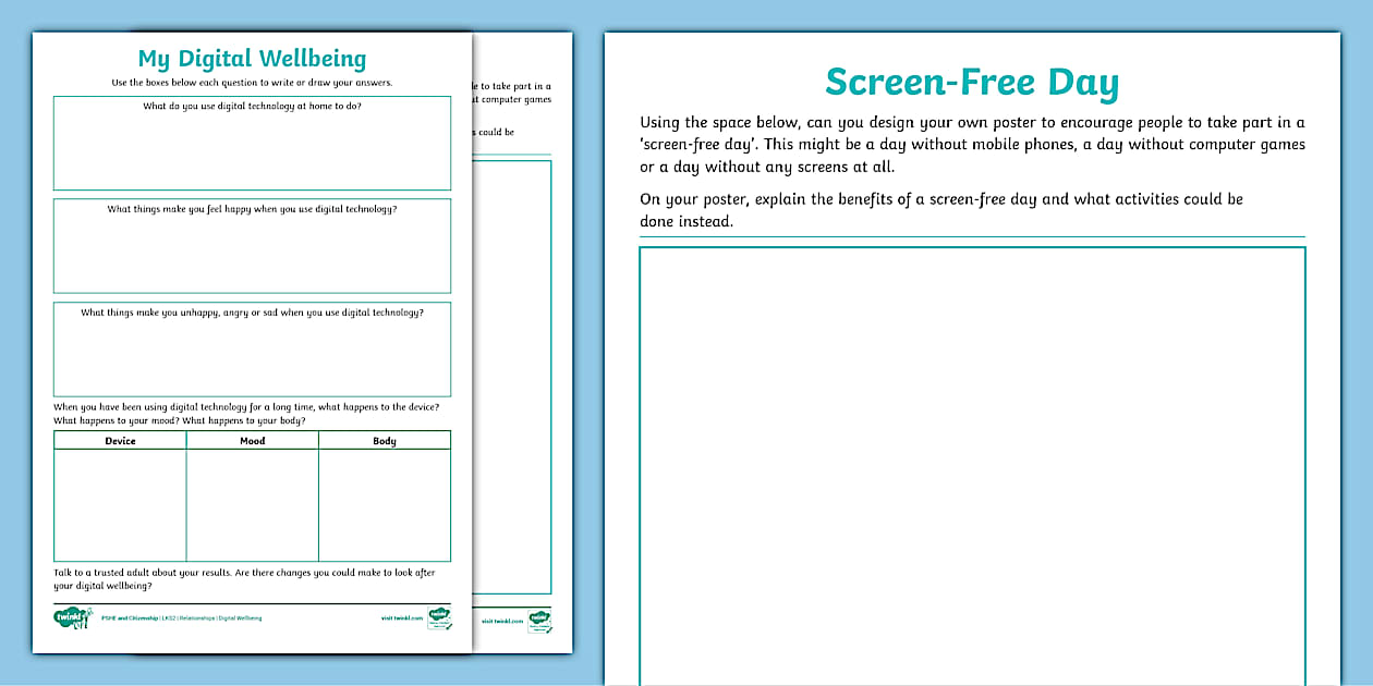 * NEW * PSHE: LKS2 Digital Wellbeing - Home Learning Tasks