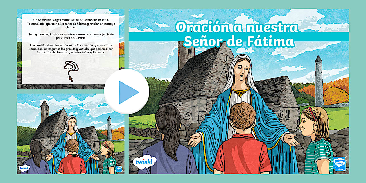 Powerpoint: Oración a Nuestra Señora de Fátima | Twinkl