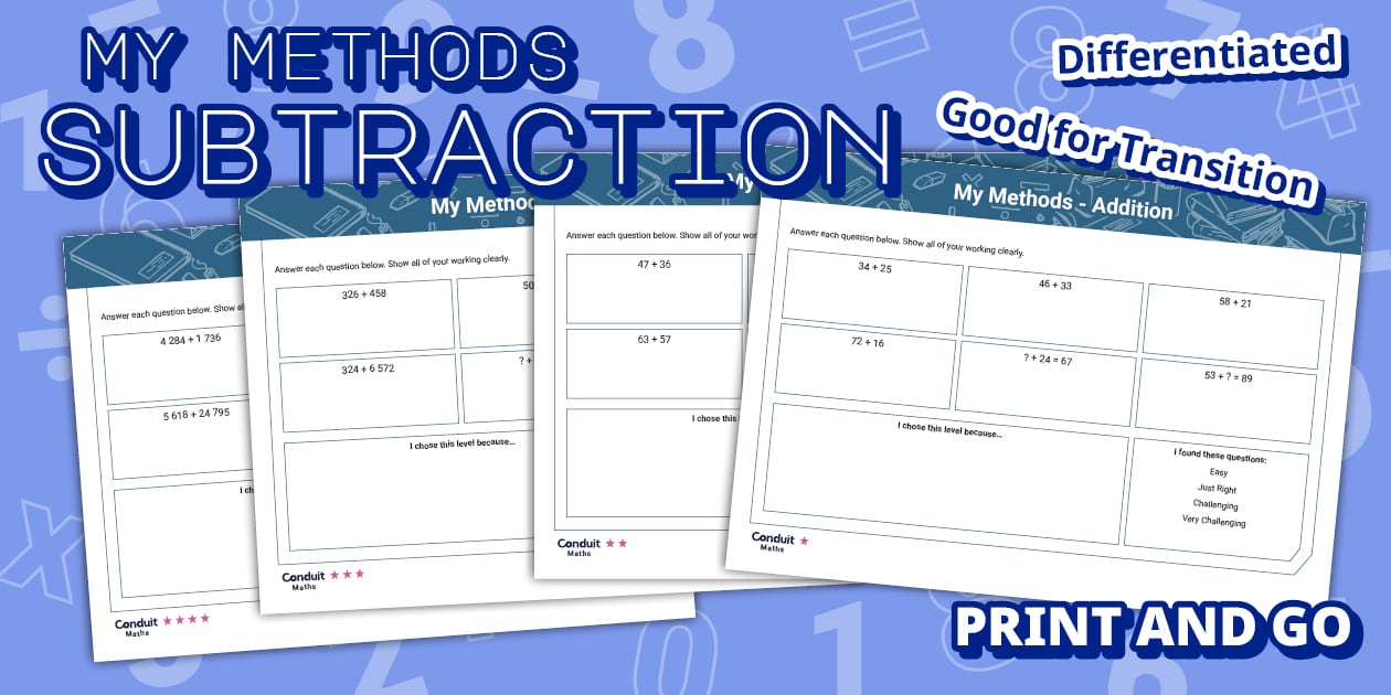 My Methods - Addition