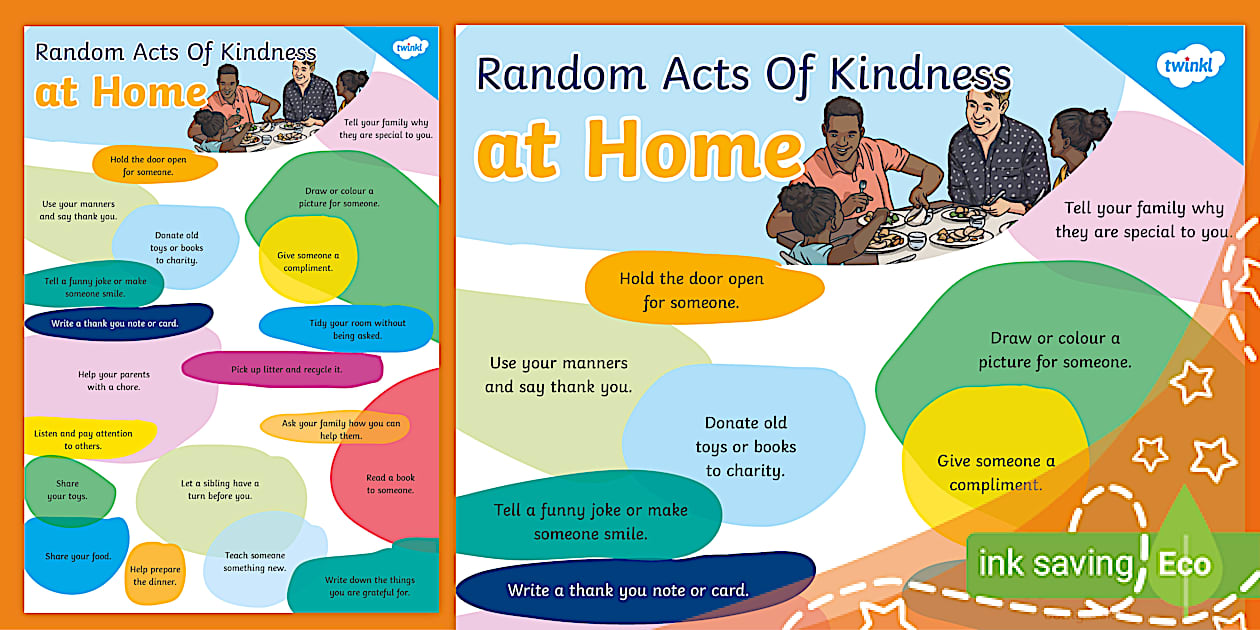 Random Acts of Kindness at Home (professor feito) - Twinkl