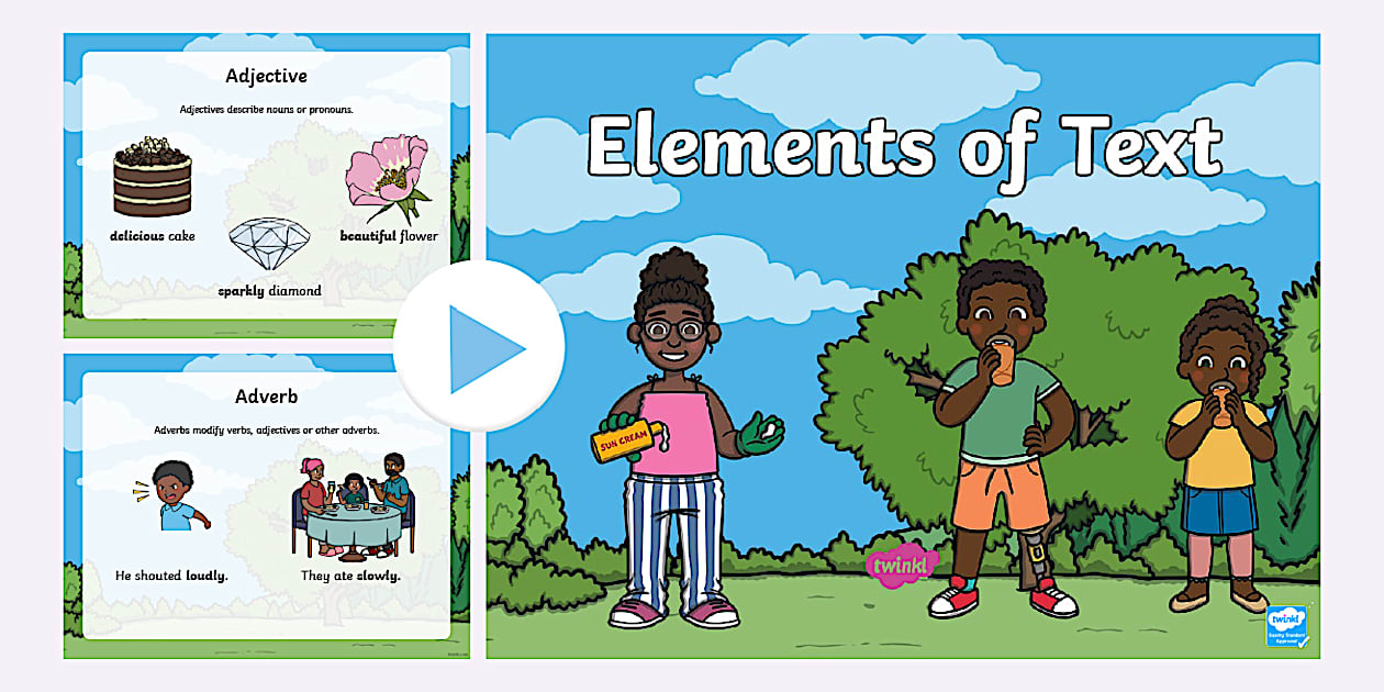 Caribbean Elements of Text PowerPoint-elements of text, powerpoints, text