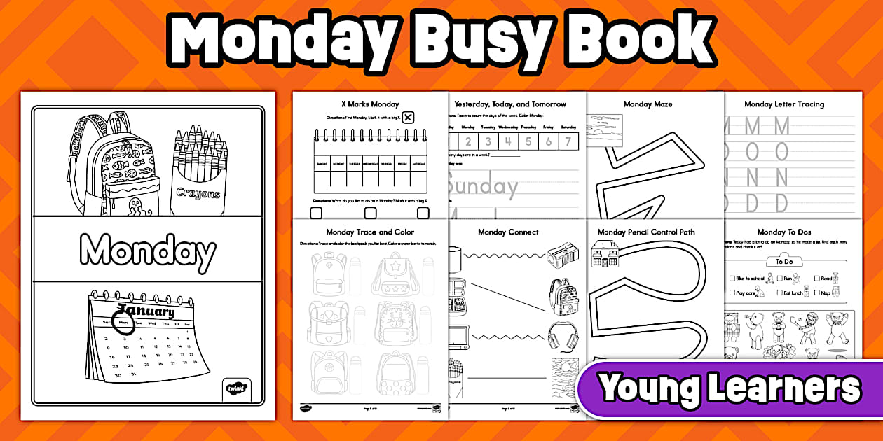 Monday Busy Book