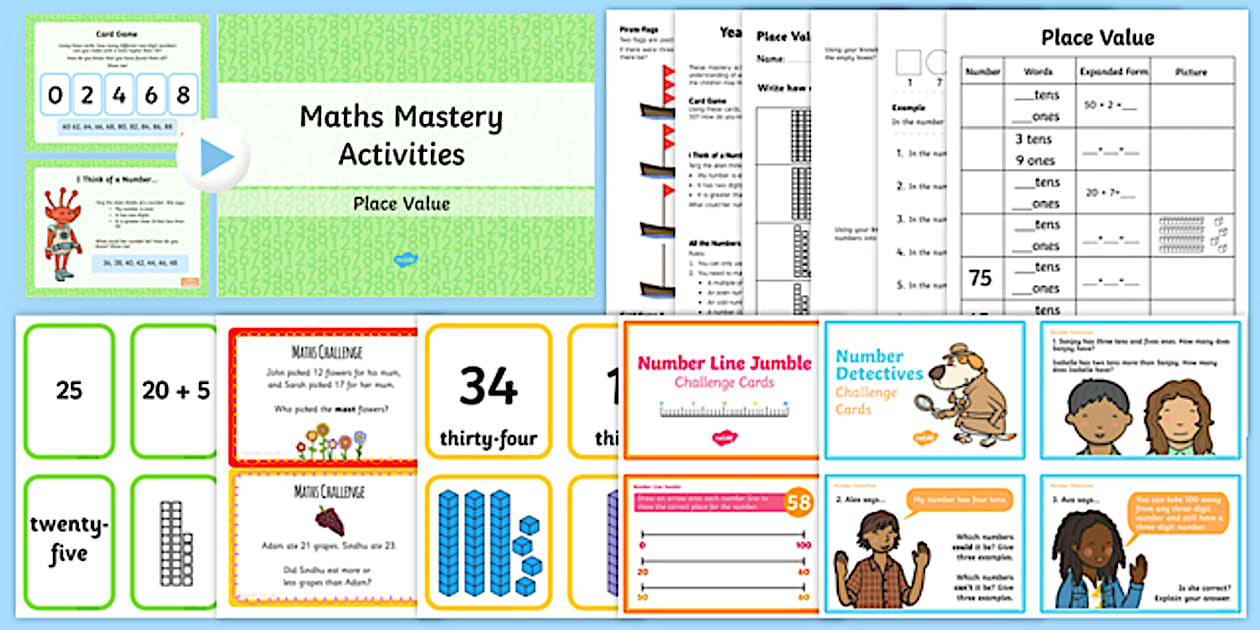 Top 10 Year 2 Place Value Resource Pack - Twinkl
