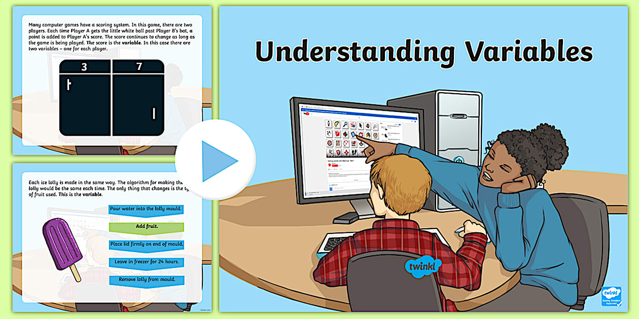 Understanding Computer Variables PowerPoint (teacher made)