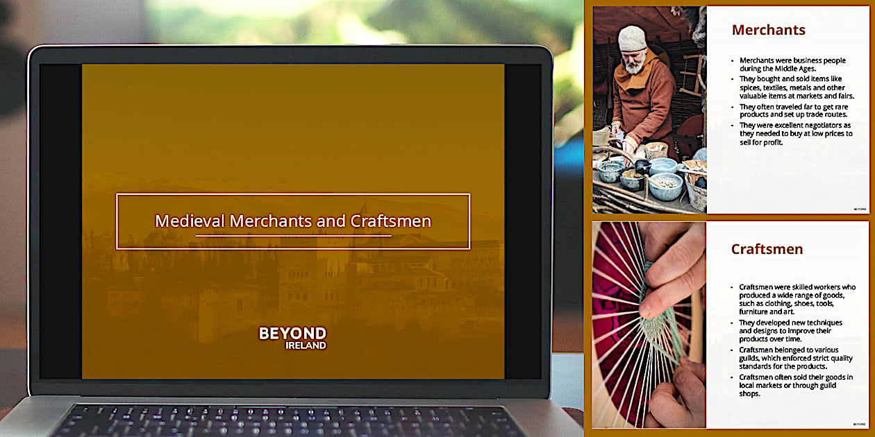 Medieval Merchants and Craftsmen PowerPoint (teacher made)