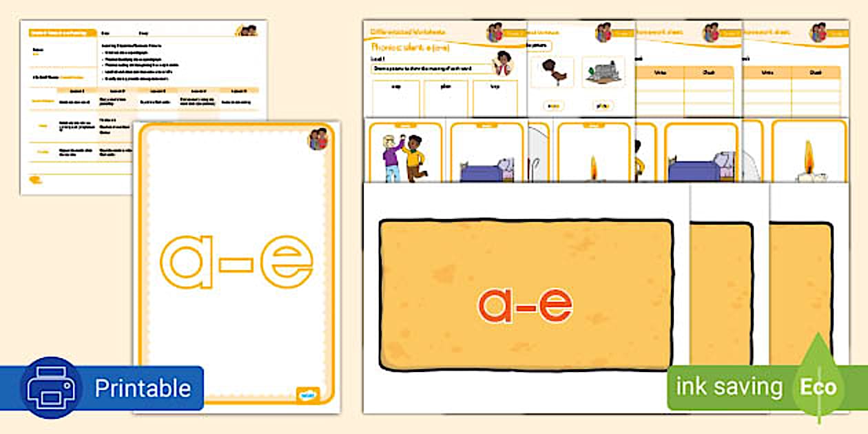 Grade 2 Phonics Pack A E
