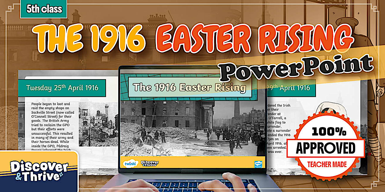 The 1916 Easter Rising PowerPoint (5th Class)