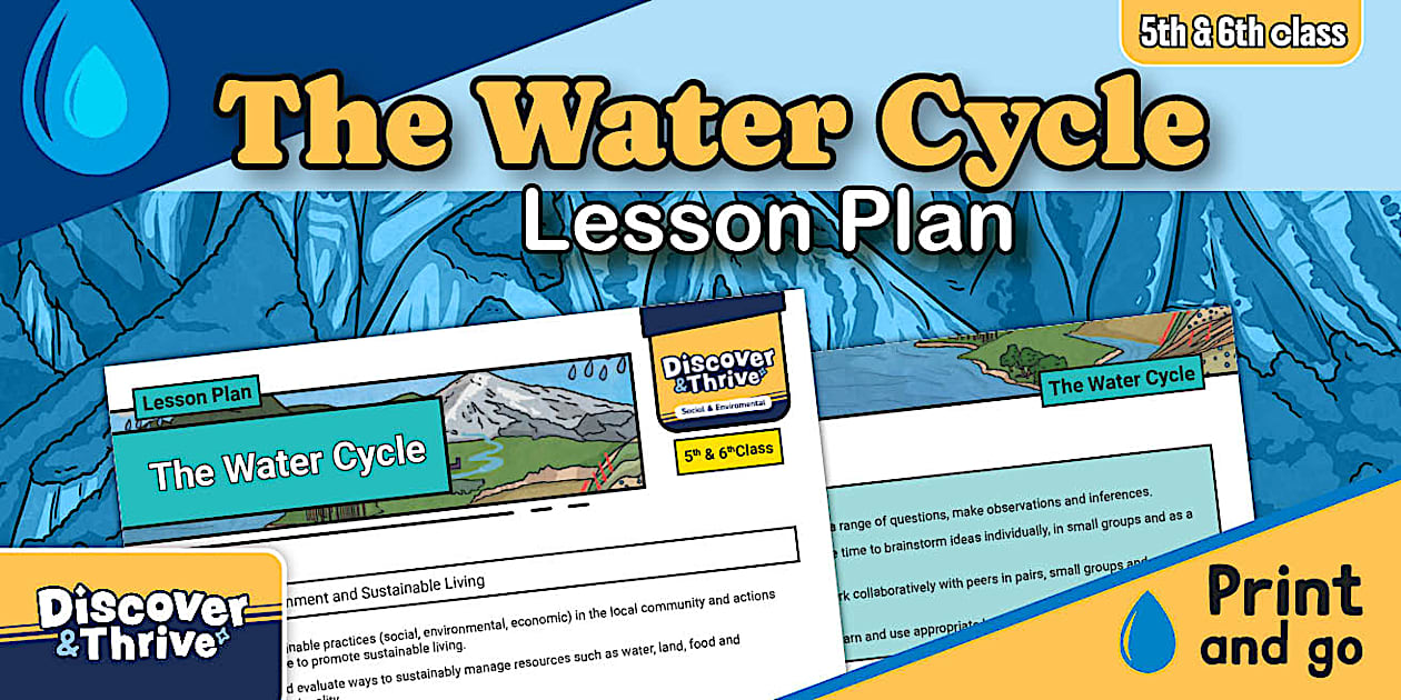 The Water Cycle Lesson Plan 5th and 6th Class