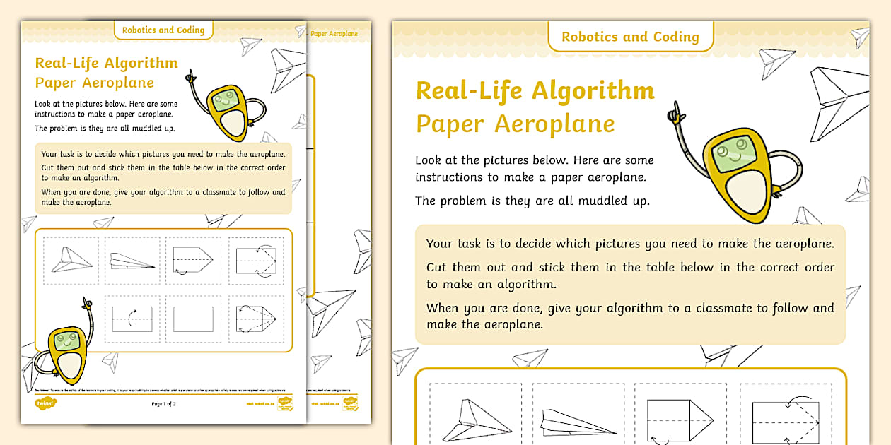 Robotics and Coding: Algorithms - Create the Algorithm