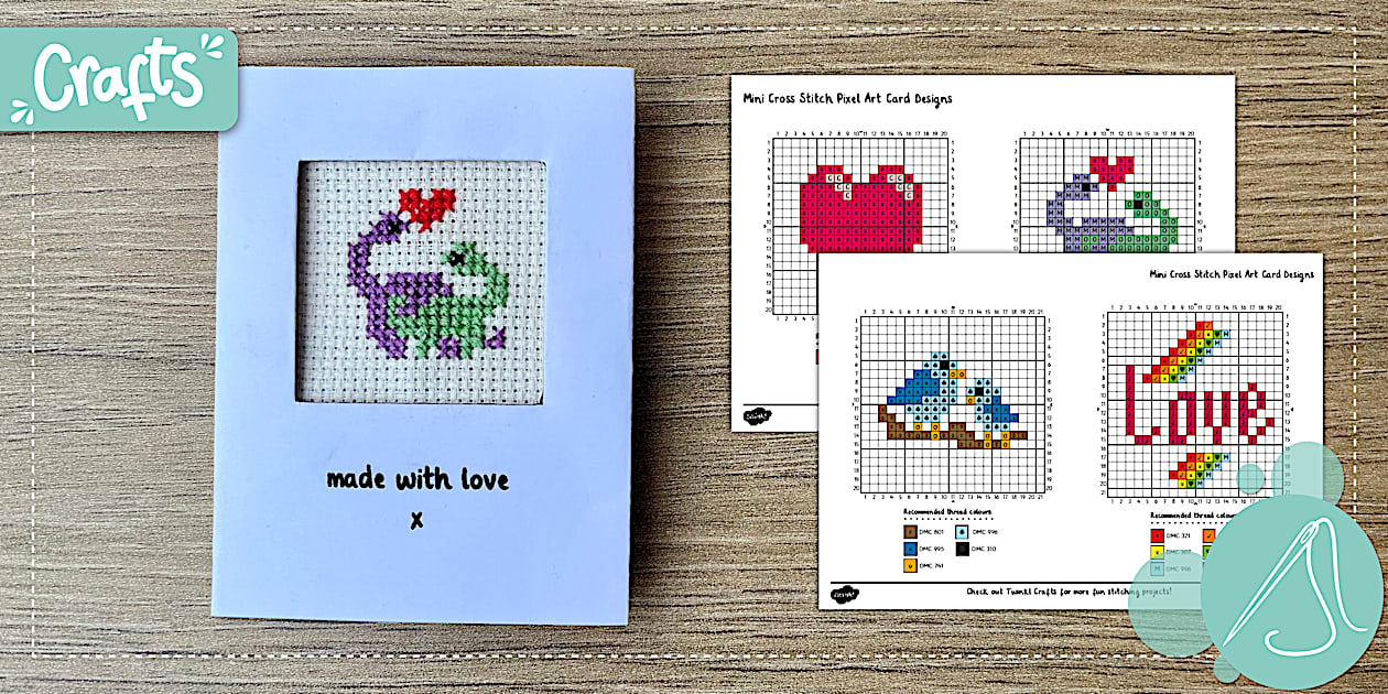 Mini Cross Stitch Pixel Art Patterns | Mothers and Others Day