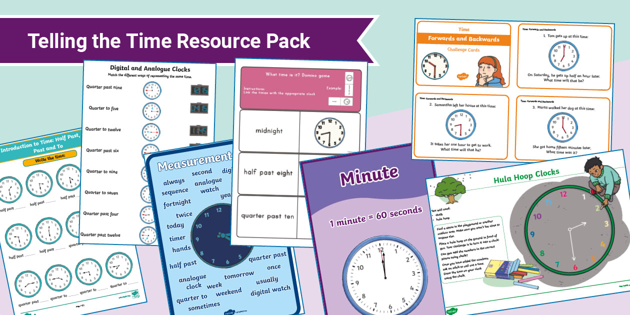 Telling the Time Resource Pack