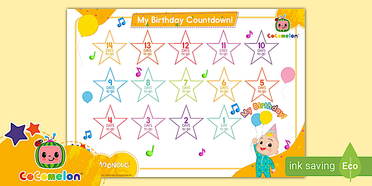 CoComelon: Birthday Countdown Poster