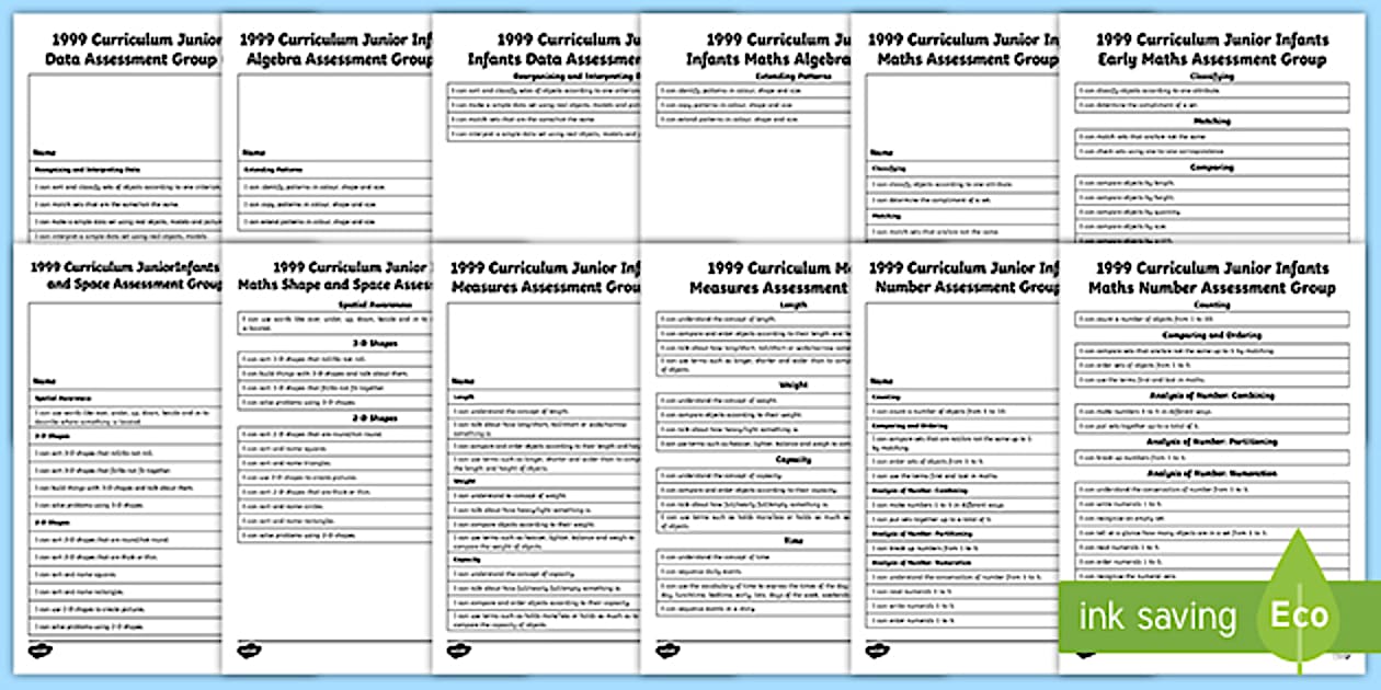 Junior Infants Maths Assessment Pack (teacher made) - Twinkl