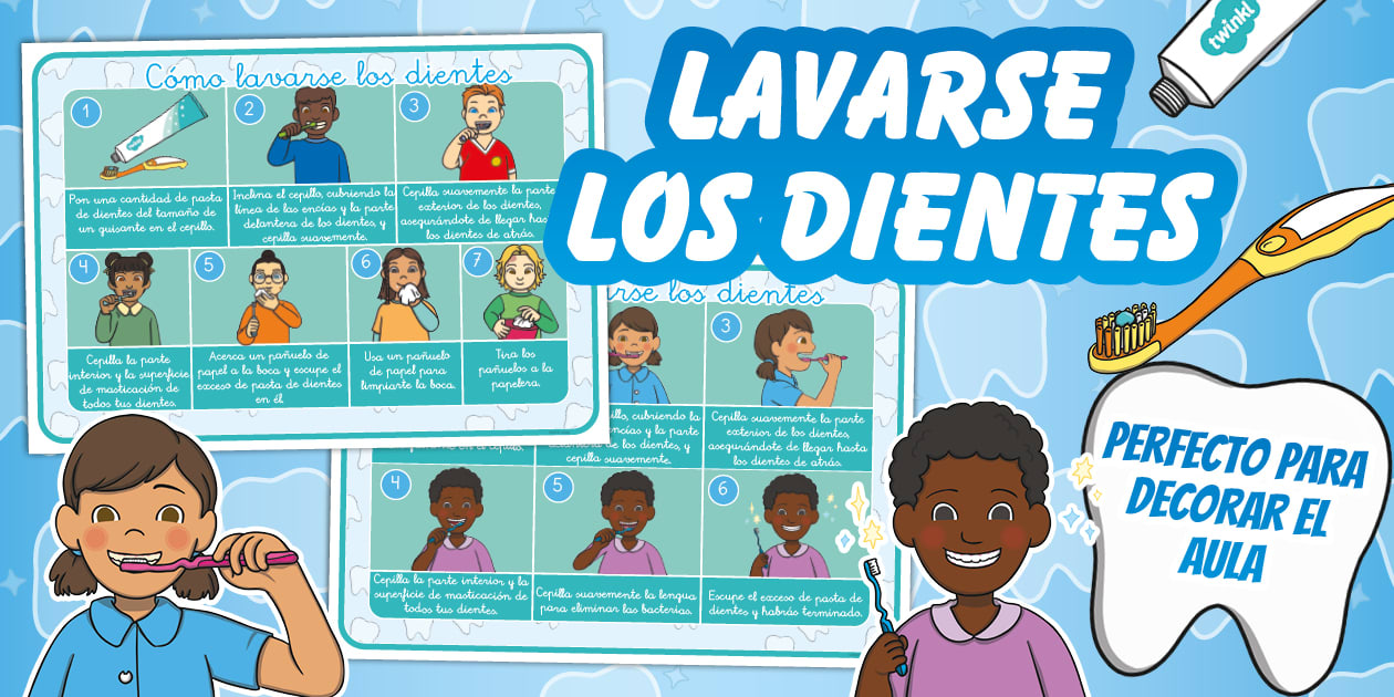 * NEW * Póster: Lavarse los dientes