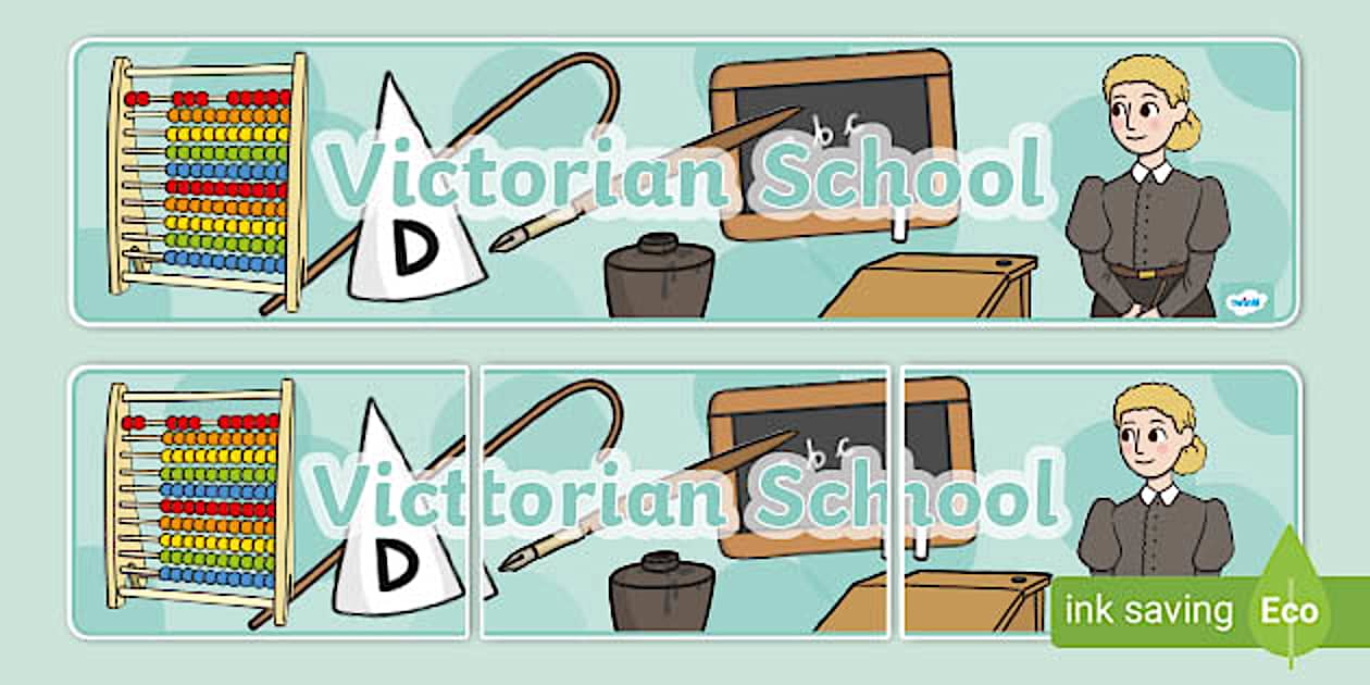 Victorian School Role Play Banner teacher Made Twinkl victorian-school-role-play-banner-teacher-made-twinkl