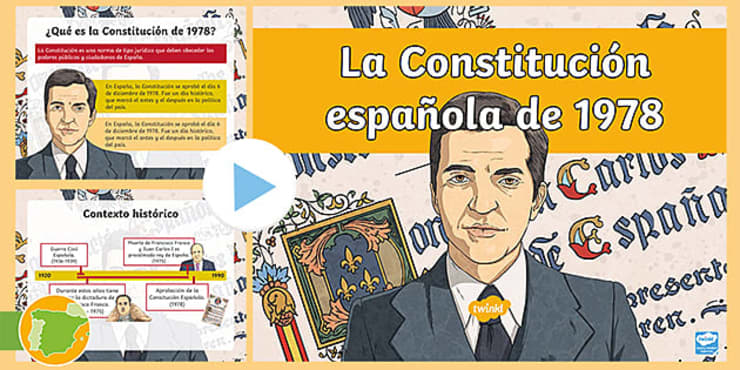 Día de la Constitución Española - material de la siguiente asignatura  Tutoría / Manejo de clase
