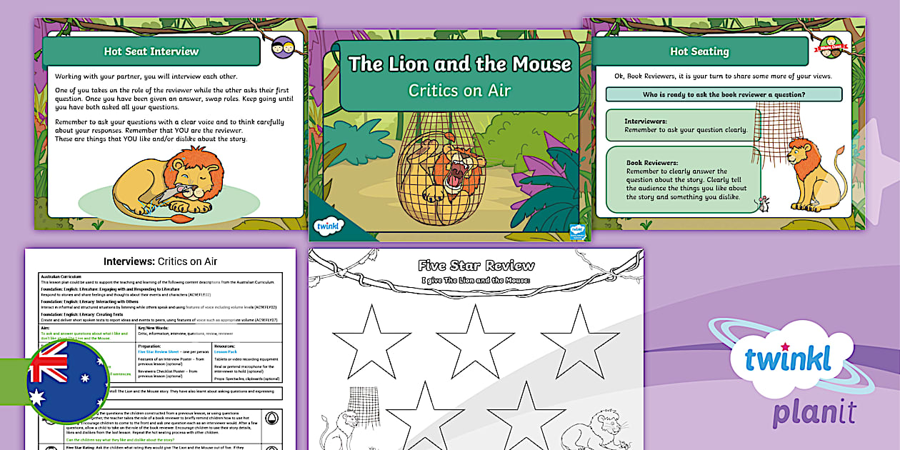 Foundation The Lion and the Mouse Interviews Lesson 3