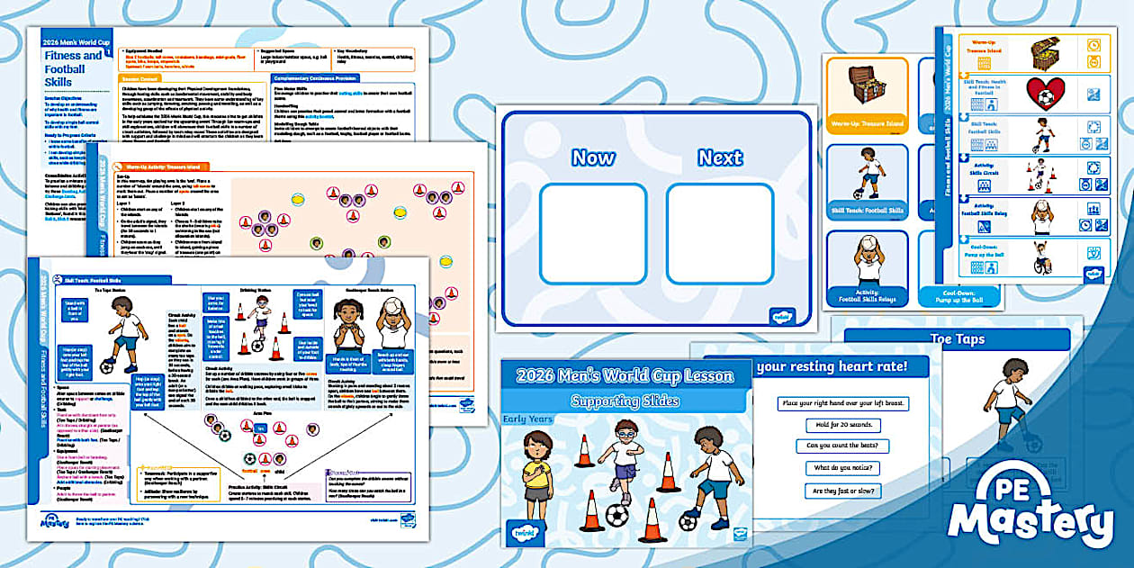 PE Mastery: Reception 2026 Men's World Cup Lesson
