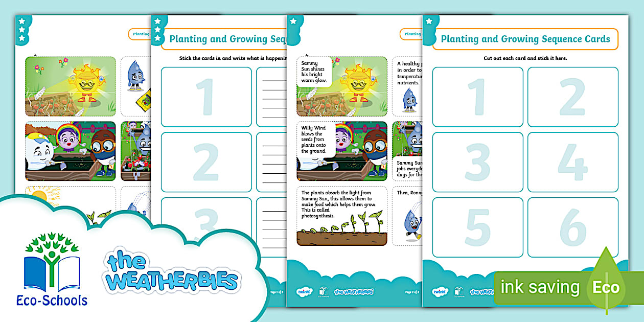 FREE! - The Weatherbies Planting and Growing Sequence Cards