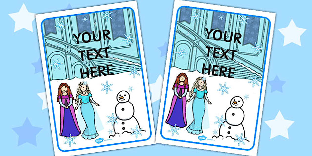 Winter Fairytale Editable Display Poster (teacher made)