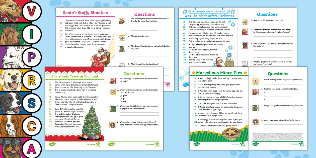 LKS2 60-Second Reads: Christmas Activity Pack