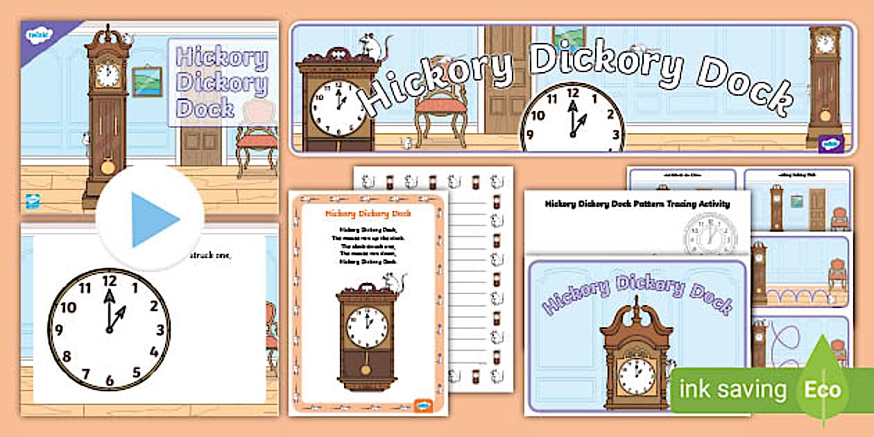 Hickory Dickory Dock Resource Pack (öğretmen yaptı)