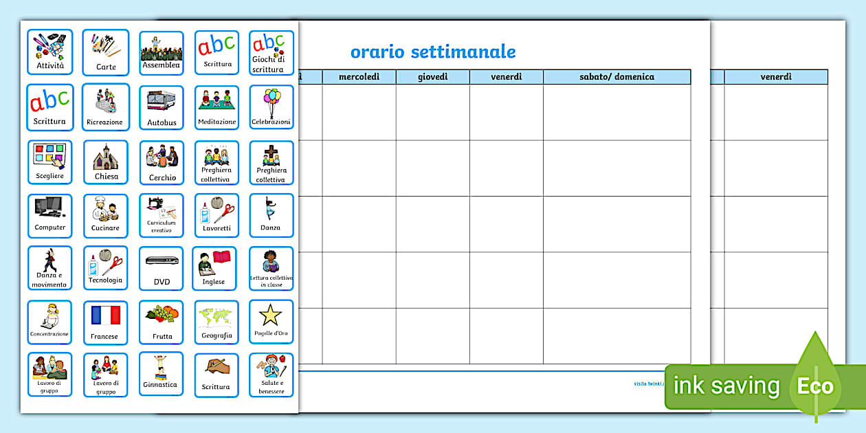immagini routine scuola infanzia autismo (teacher made)