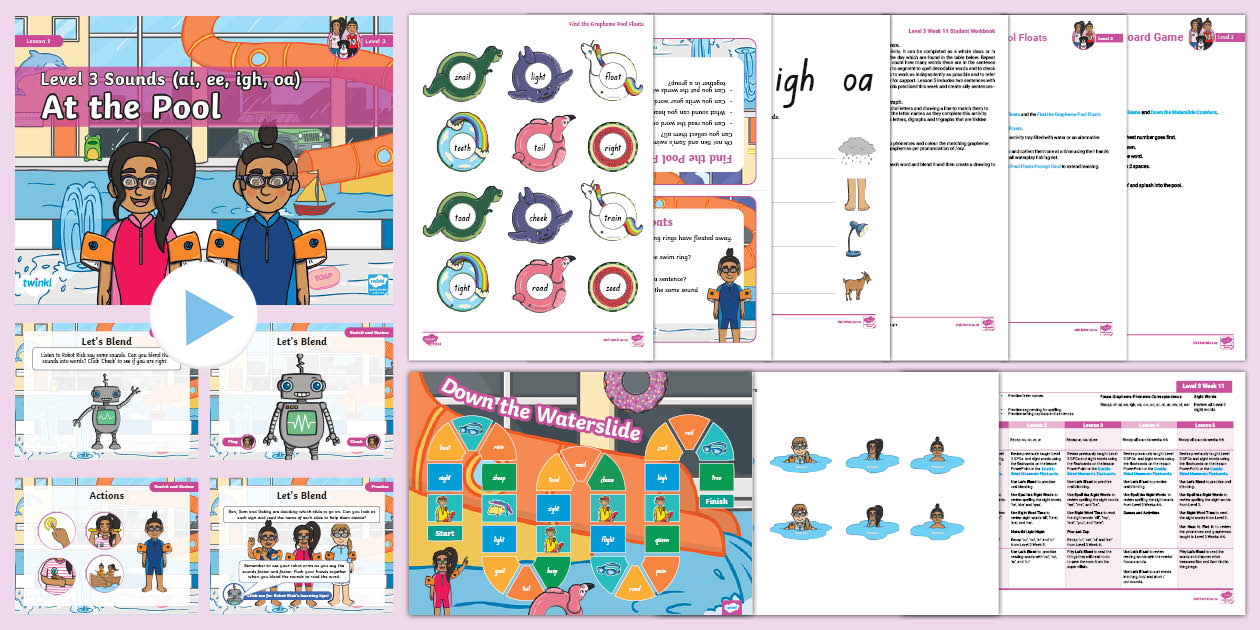 Level 3 Week 11 Lesson 1 - Phonics Review
