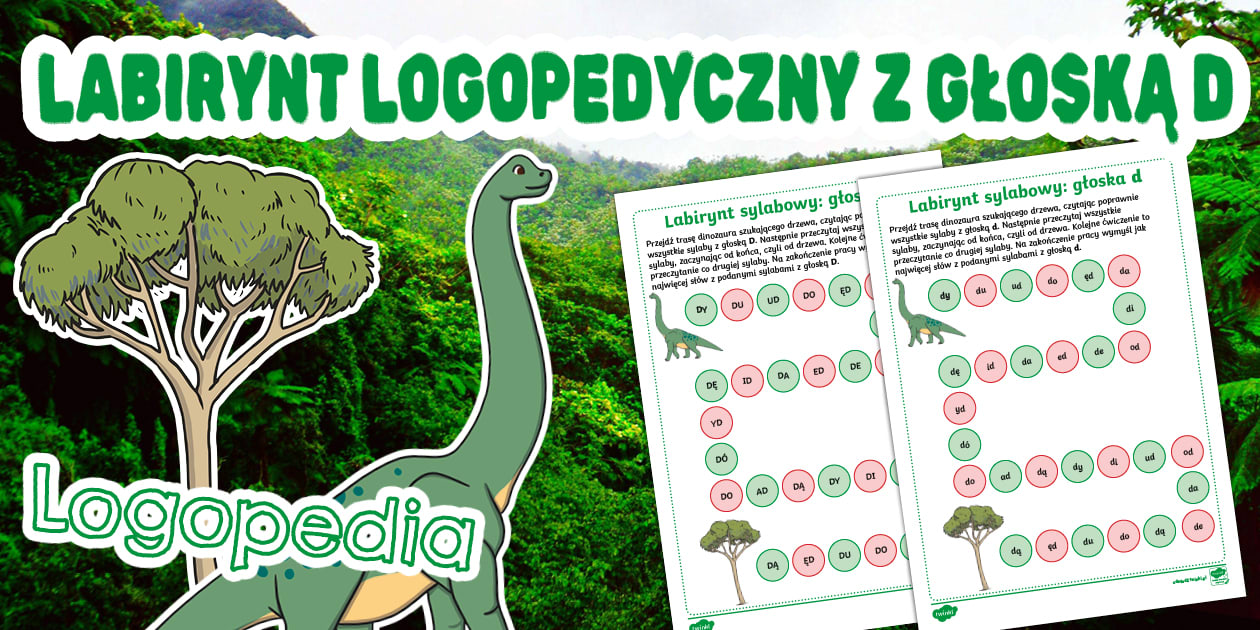 Głoska D | Labirynt | Logopedia*