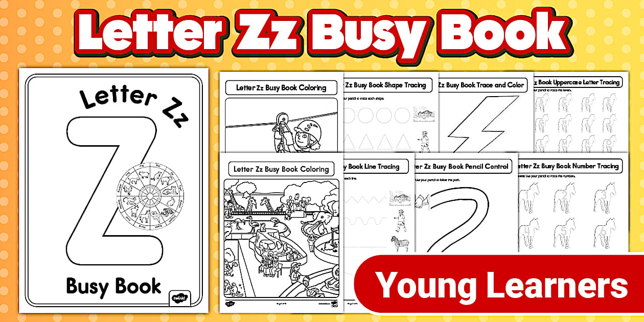 Letter Zz Busy Book