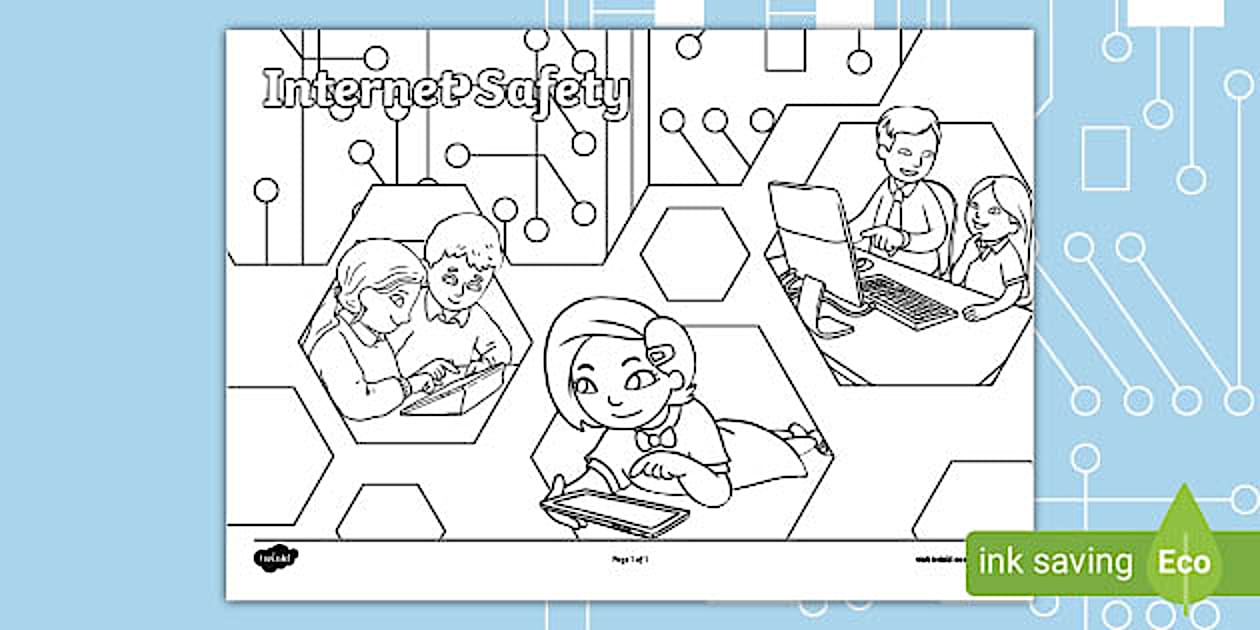 PSNI Safety Colouring Page KS1 (teacher made)