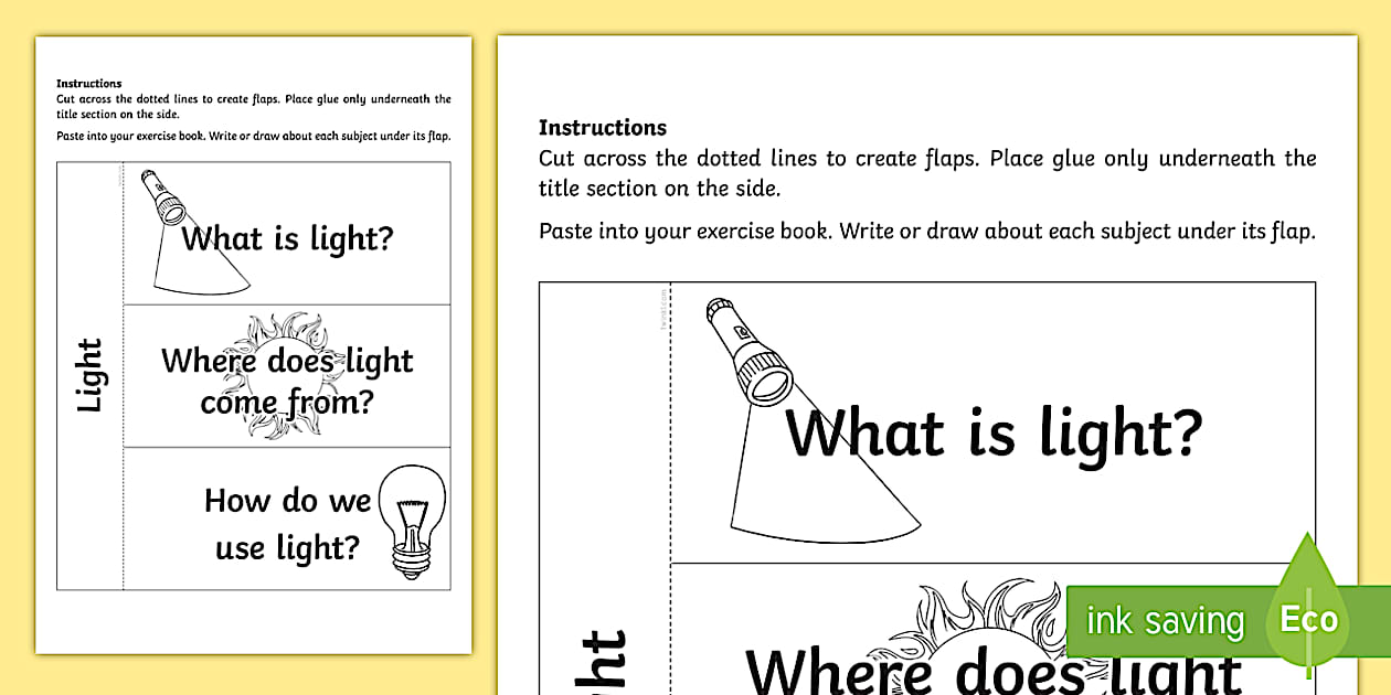 Cursive Light Flaps Worksheet (teacher made) - Twinkl