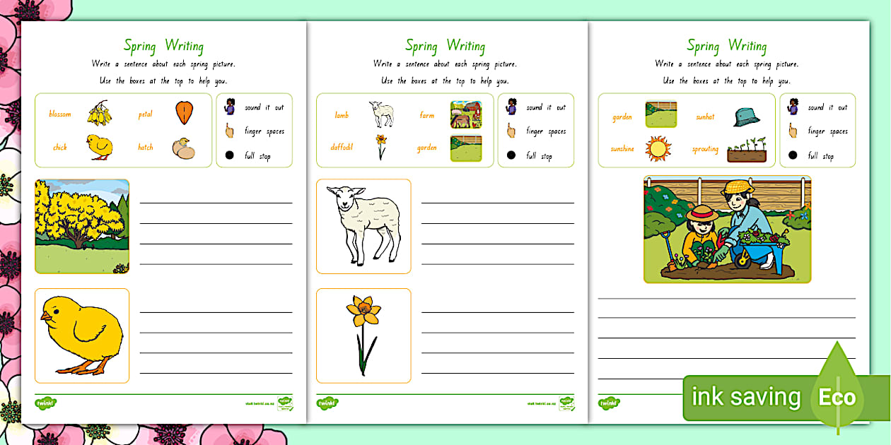 Spring Activity | Writing | Twinkl Learning Resources