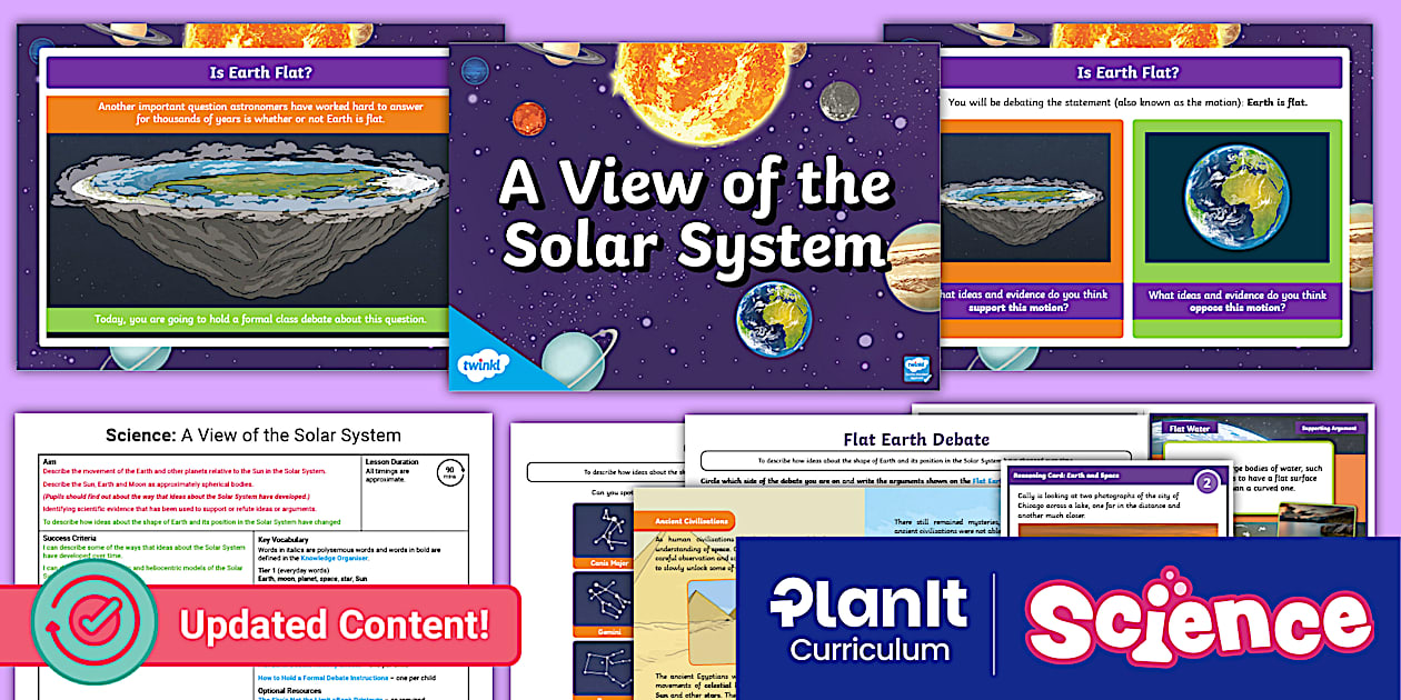 Y5 Earth and Space: A View of the Solar System: Lesson 2
