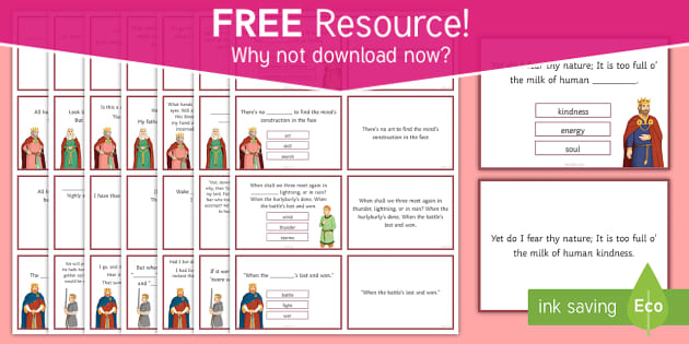 FREE! - Macbeth Quote Flashcards | Macbeth | GCSE English | Beyond