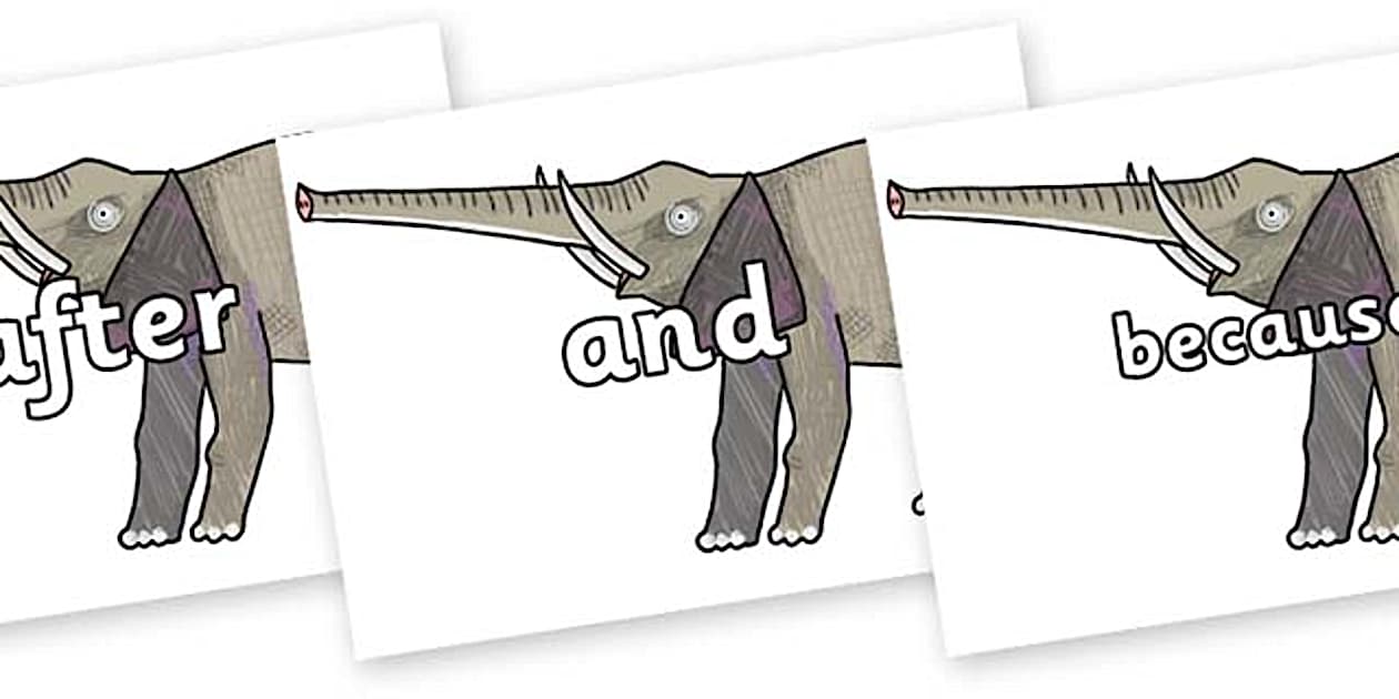 Cursive Connectives on Elephant to Support Teaching on The Bad Tempered