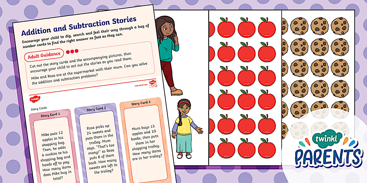 SEND Maths Support: Addition and Subtraction Stories